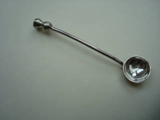 THISTLE SILVER - salt spoon